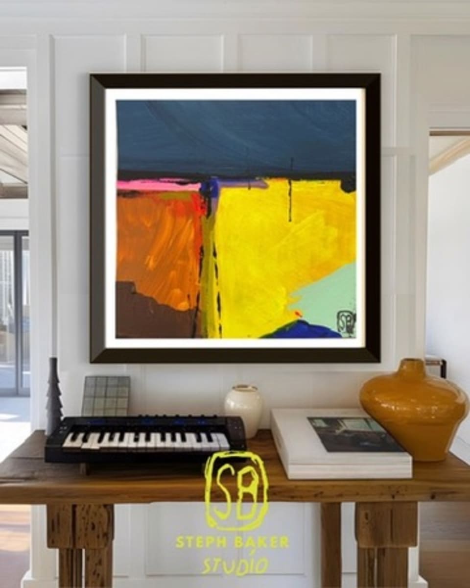 Untitled, from the Held Places series (Autumn Edition), 2026. Acrylic on paper.