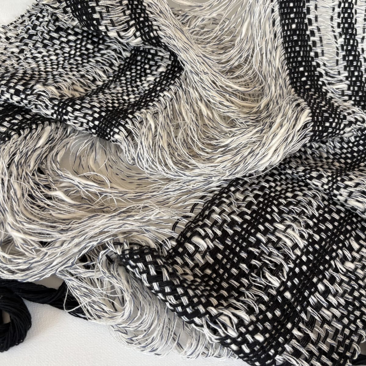 Woven textile by Beverley Youngman