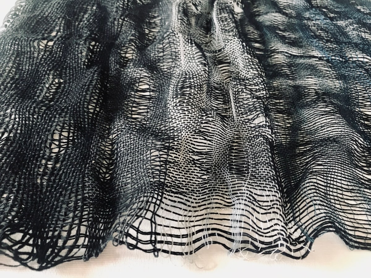 Woven textile by Beverley Youngman