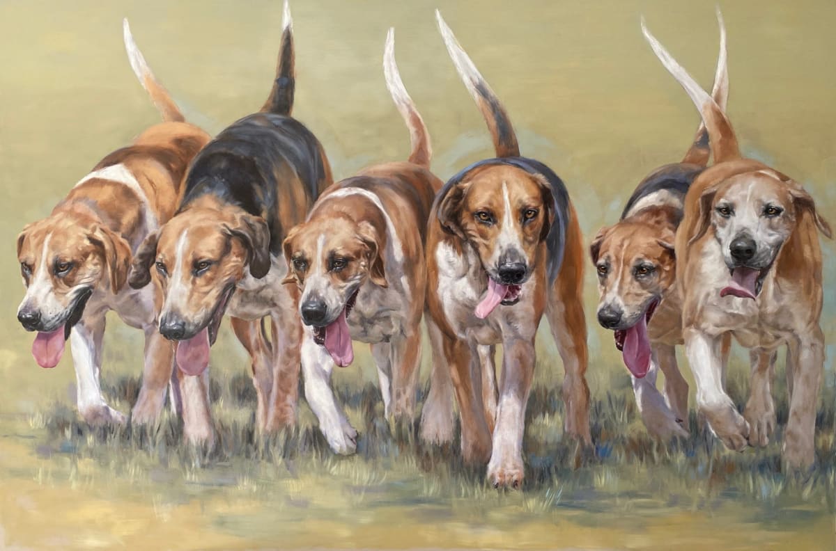 The Leader of the Pack by Diane Firth - Painting
