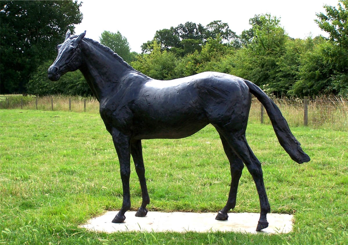 'Standing Mare' 2009. Life Size Horse. Bronze. Private Collection.