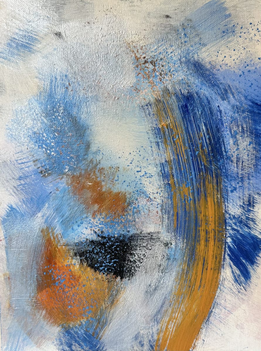The Place That Calls, abstract acrylic by Emma Procter