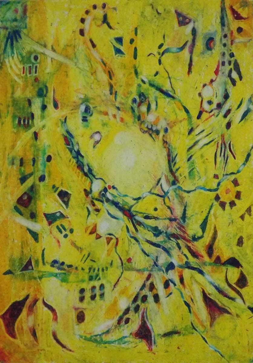 Falling in Love Again Oil Pastel on Paper 30 x 23 cm