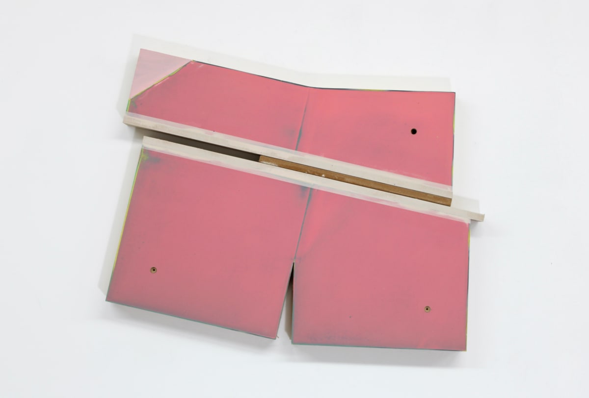 Possible types of slippage 7 by Molly Thomson - Acrylic on panel construction