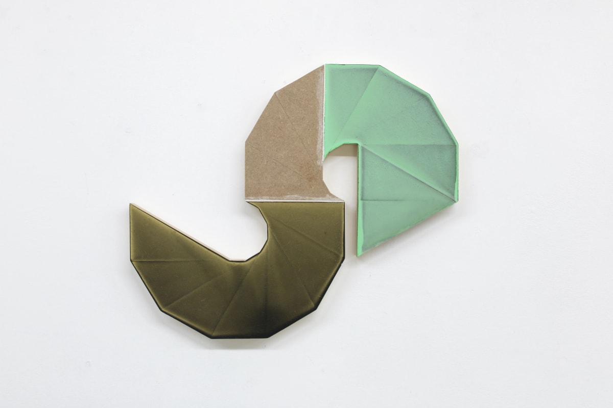 Glyph (silent object) by Molly Thomson - Acrylic on panel construction