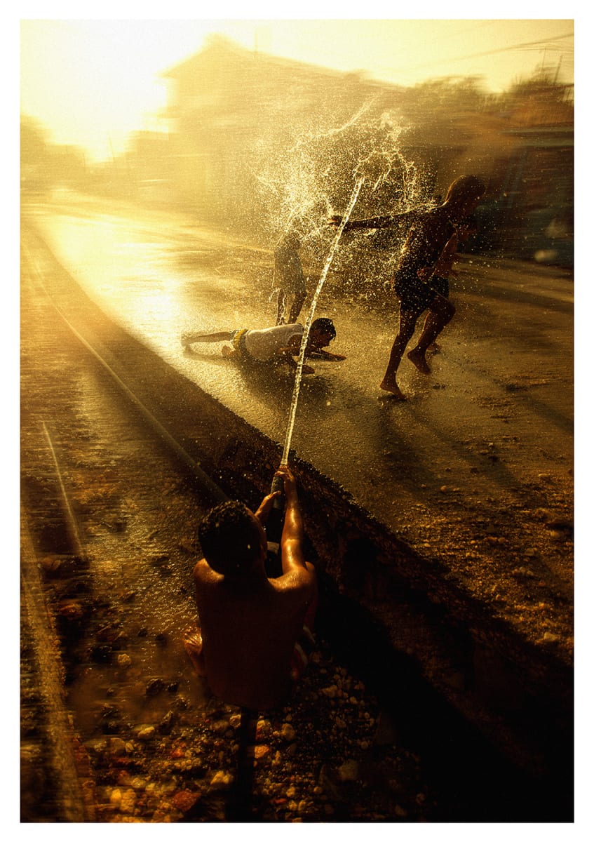 Water Fight - Cuba