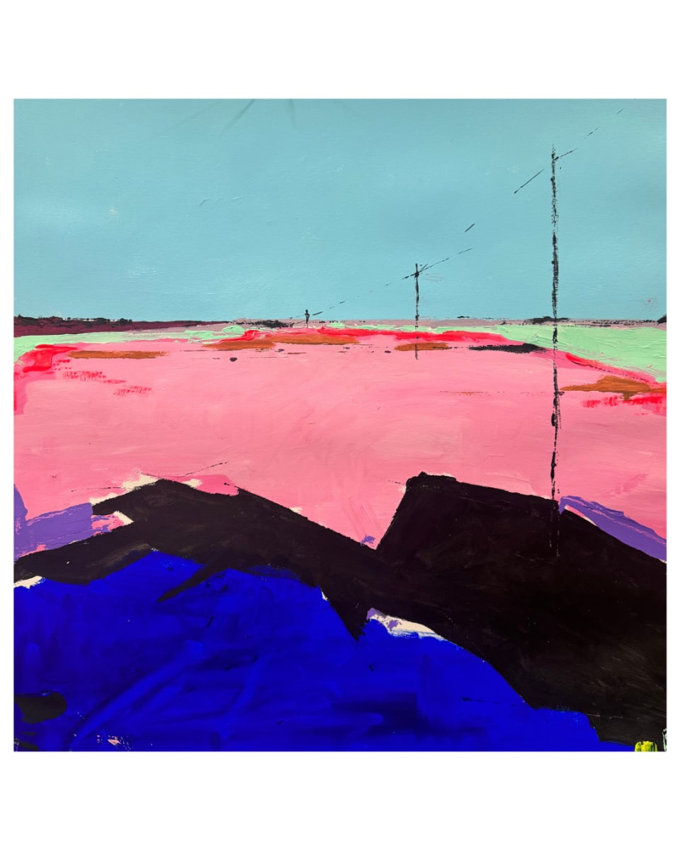 Untitled, from the Held Places series (Autumn Edition), 2026. Acrylic on paper.