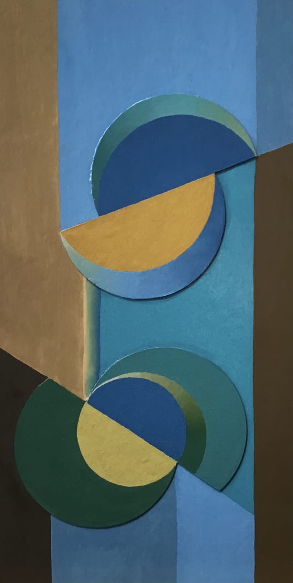 ‘Slipway’. Oil and collage. 
