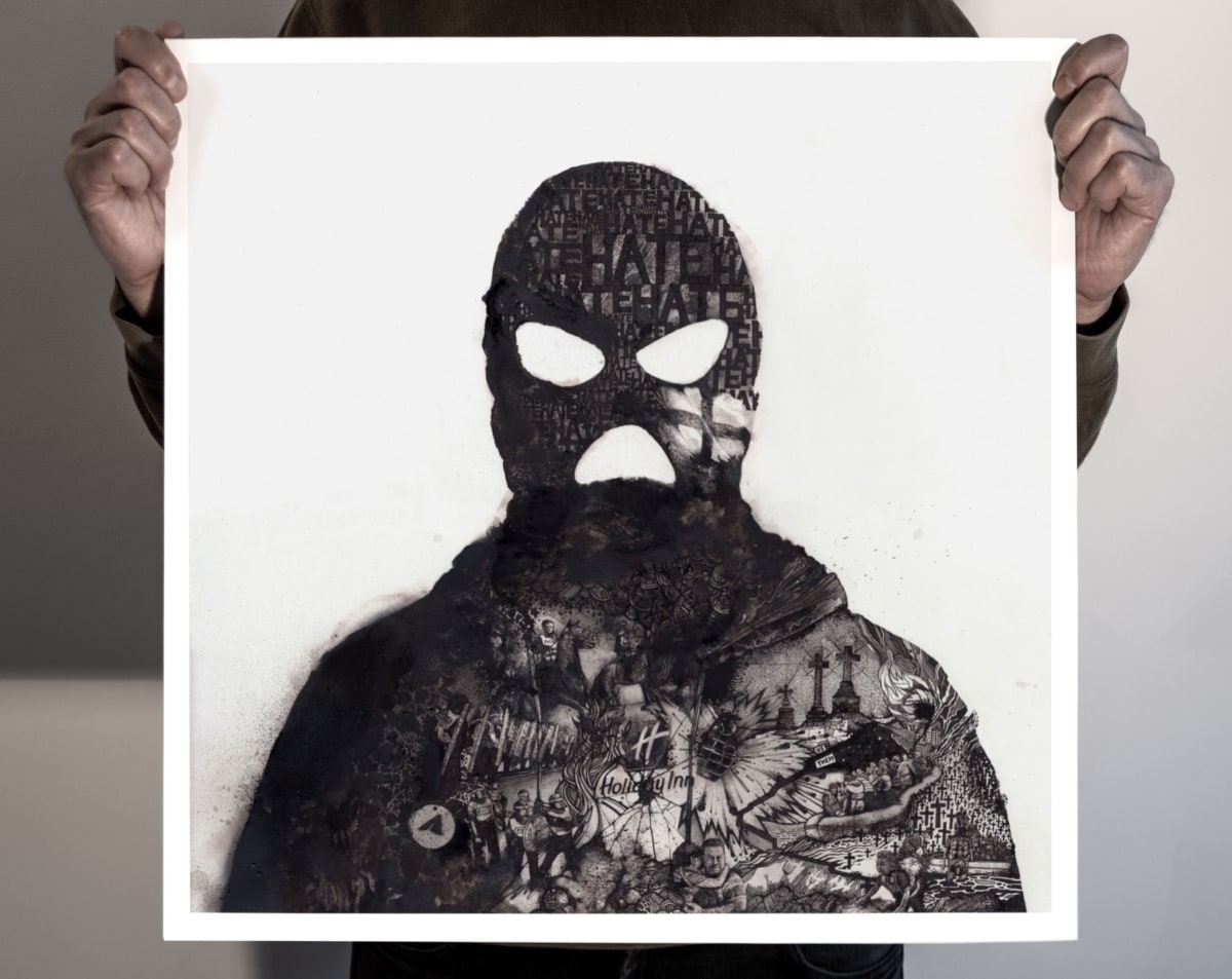 Speak Evil, Hear Evil, See Evil - mixed media artwork by Simon Brooke