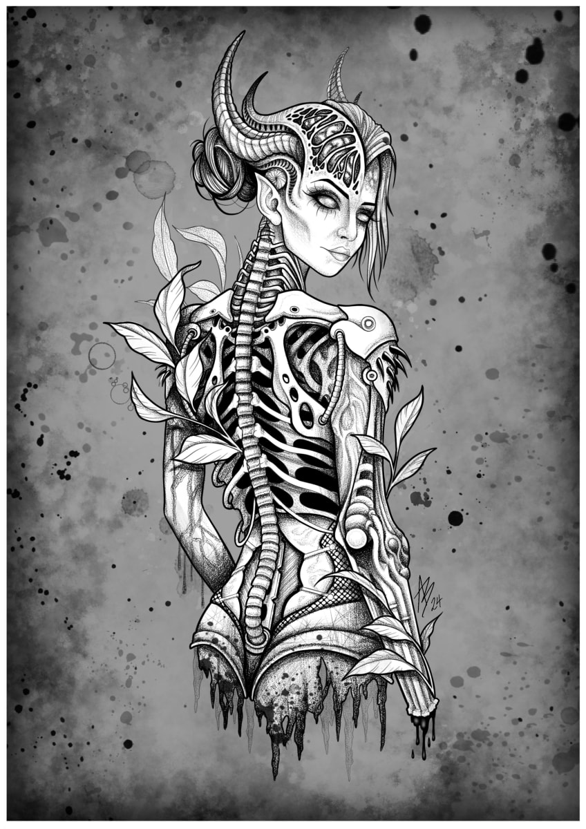 Human-made Organics by Alice Baker - Digital illustration
