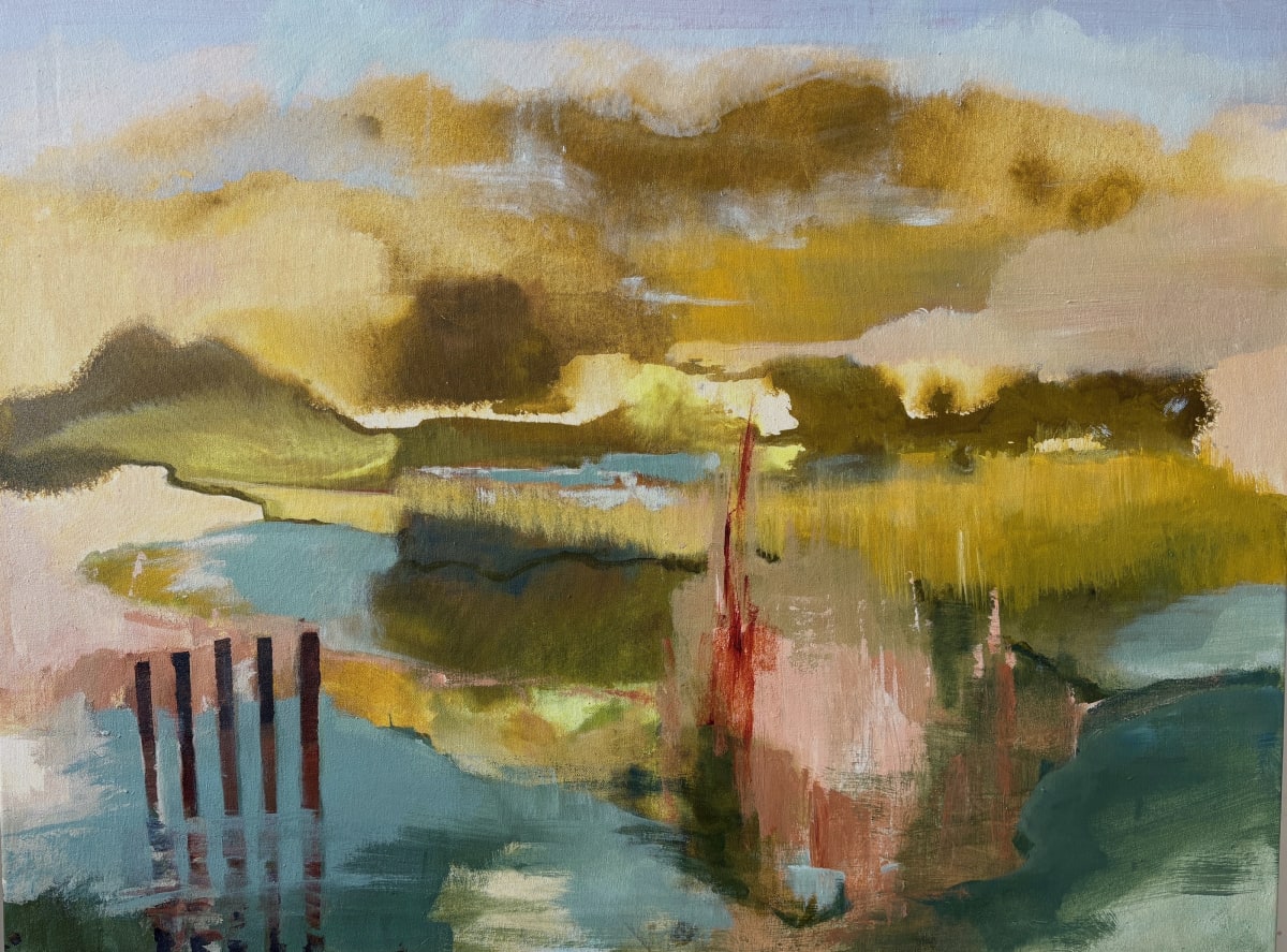 Marshland Rhythm by Amanda Jackson - Painting