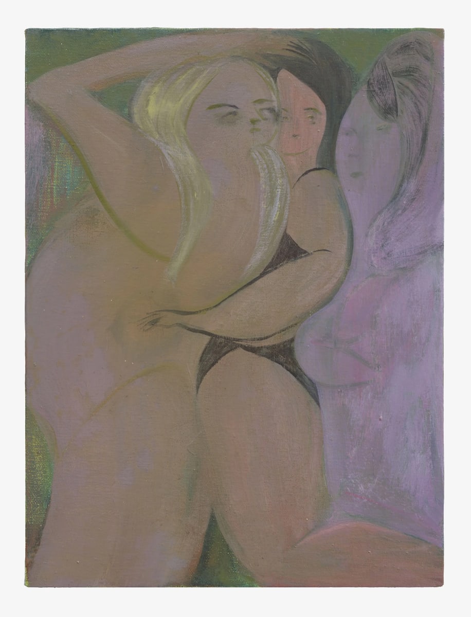 Three Graces by Anna Ilsley - Oil on canvas on panel