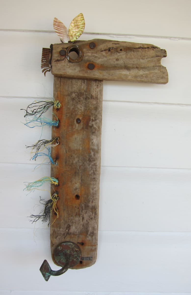 Seahorse by Belinda Opie - Driftwood and beach found material