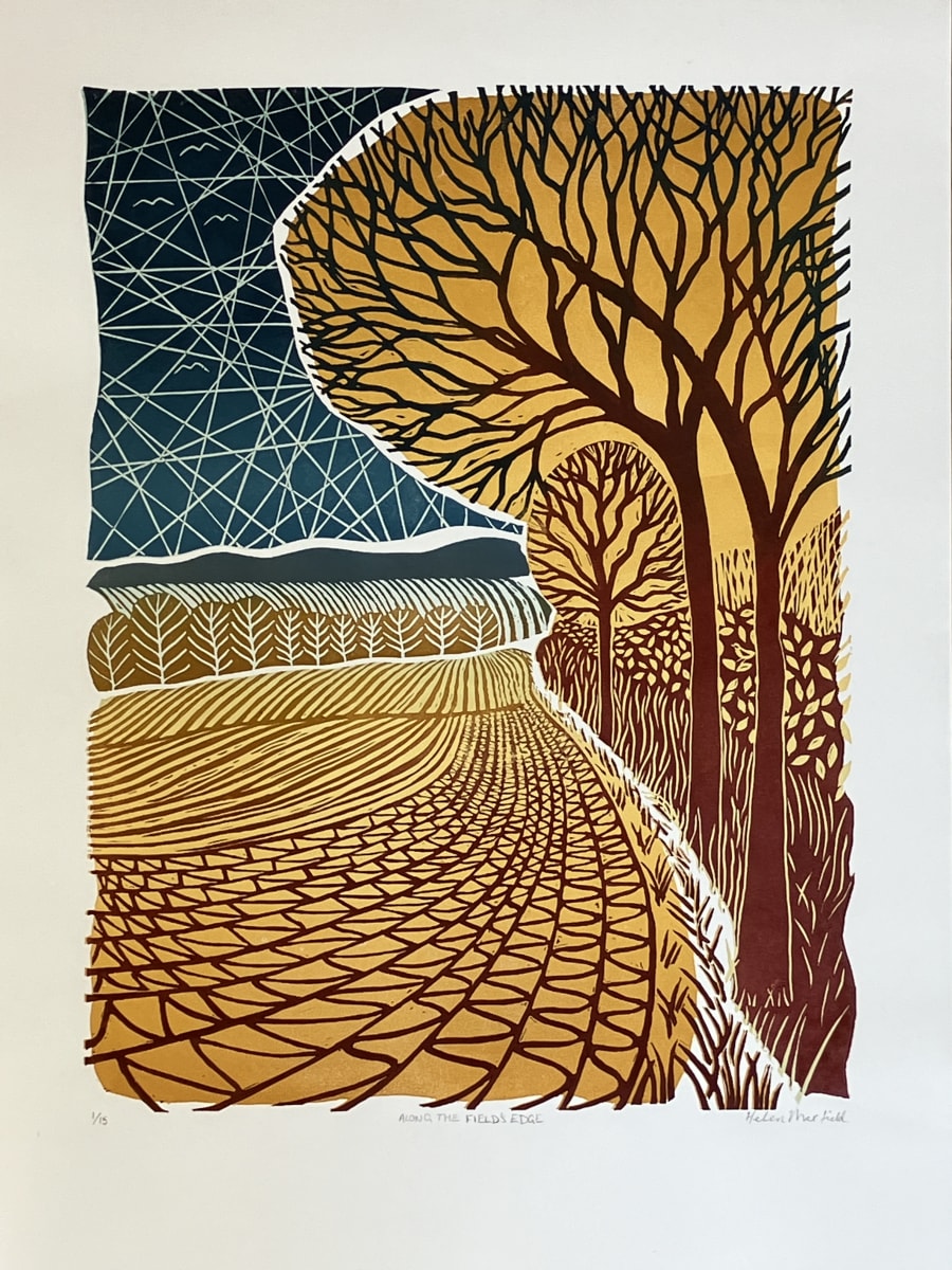 Linocut by Helen Maxfield