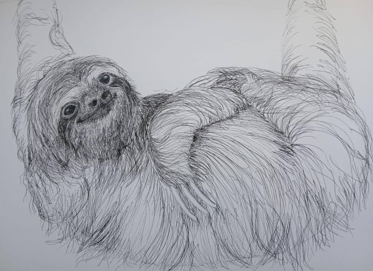Fine liner pen drawing by Lindsey Way