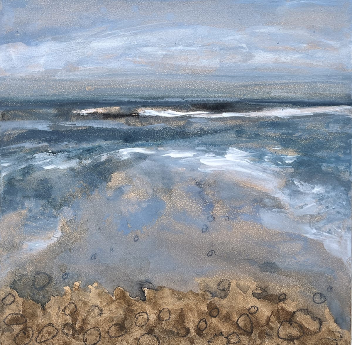 Tranquility by Liz James - Acrylic on panel
