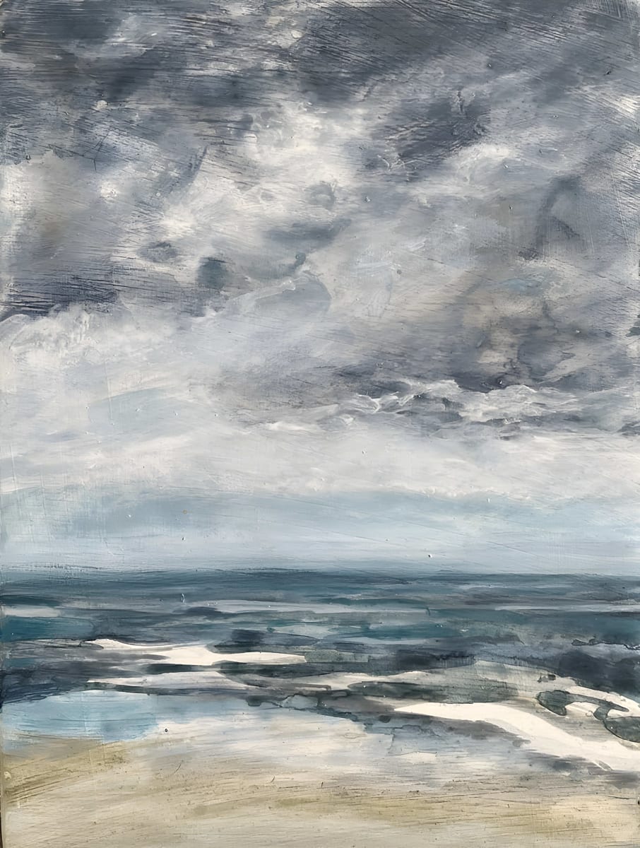 Calm Before the Storm by Liz James - Acrylic on cradled panel