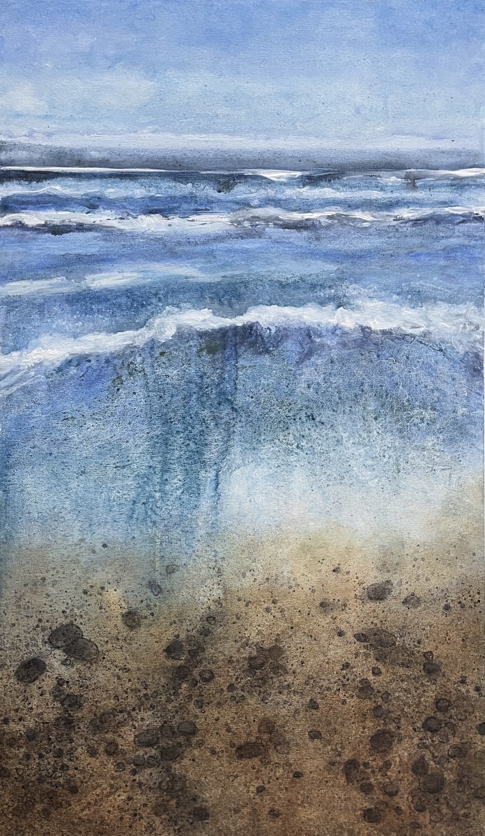 A Summers Day by Liz James - Mixed media on canvas