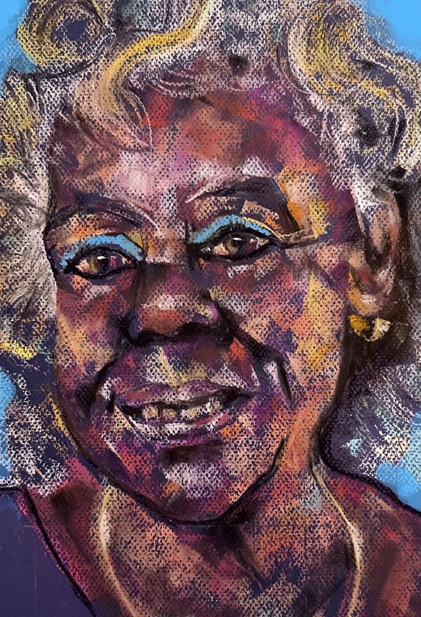 Pastel portrait by Malgosia Benham