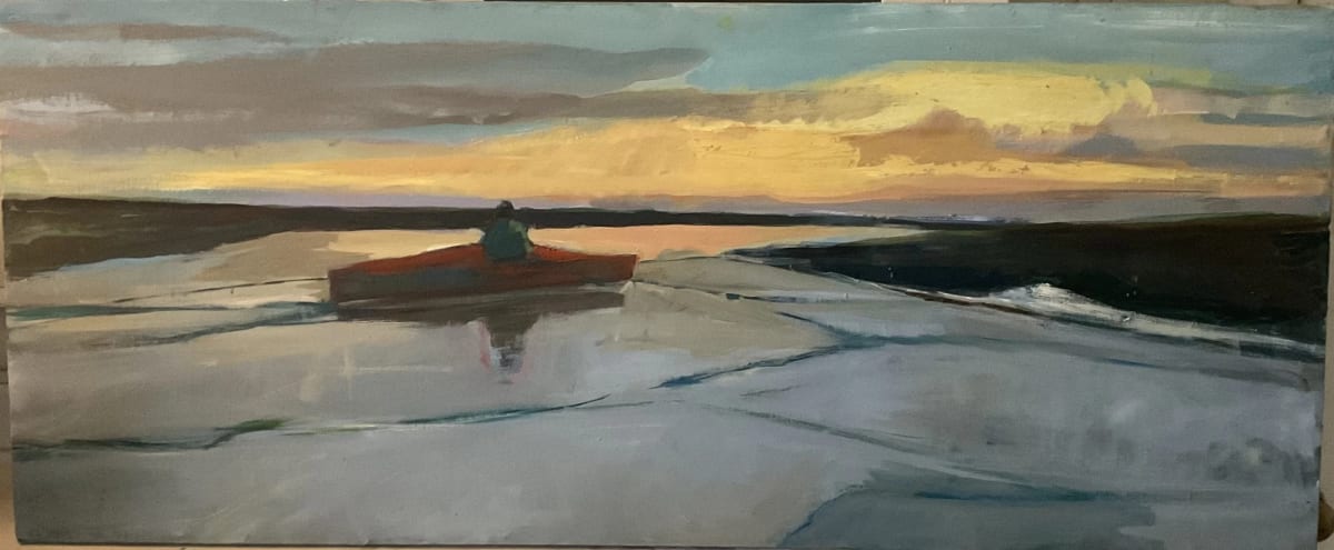 Winter at Landermere by Dina Southwell - Oil on canvas