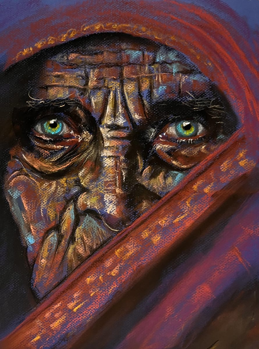Pastel portrait by Malgosia Benham