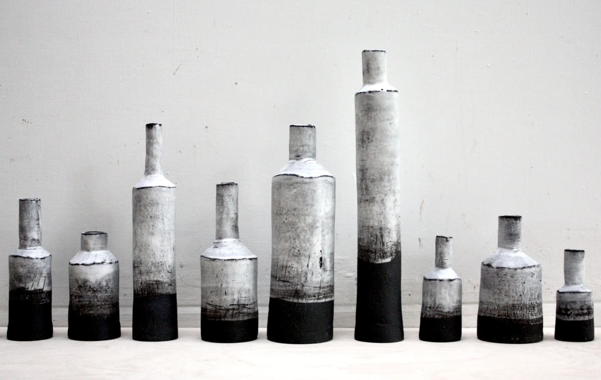 'Mud & Marsh Bottles' - Ceramic by Tamlin Lundberg