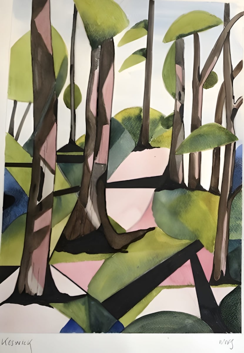Keswick by Moira Fraser Steele - Watercolour