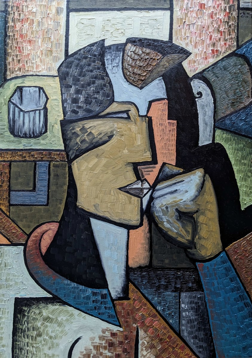 The Philosophers Solitude by Denisa Mansfield — Oil.