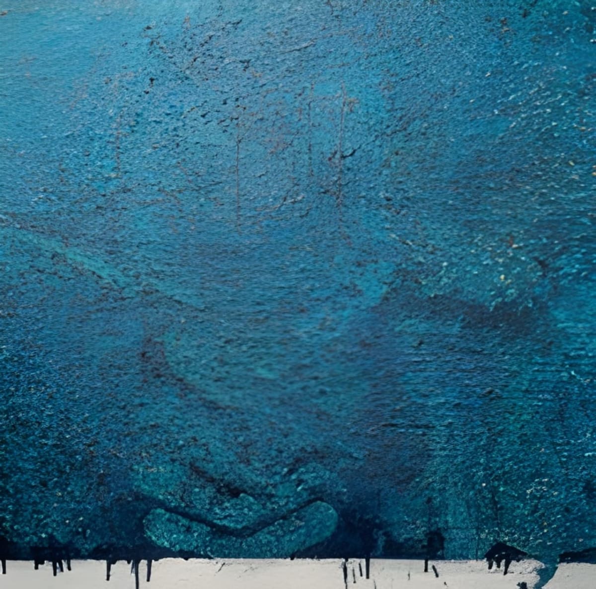 Latent / February by David James Smith, 2024 — Oil on canvas, 100 × 100 cm.