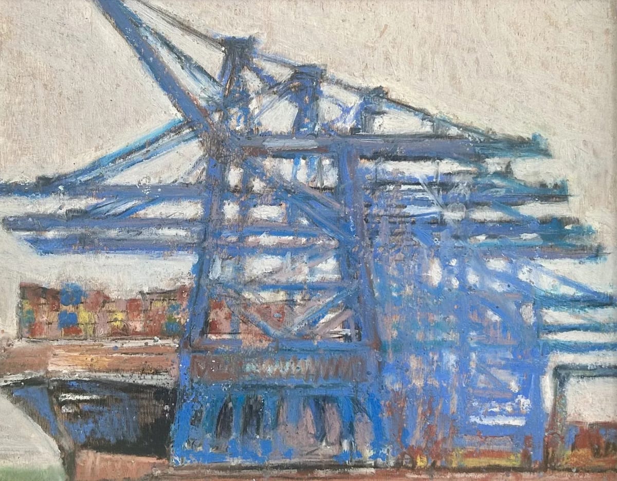 Felixstowe Docks (i) by Nicola Stratton Tyler.