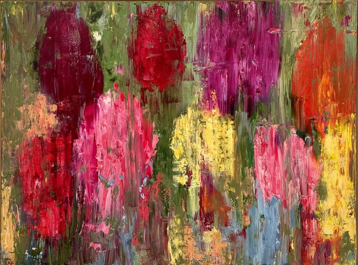 Tulipa by Karen Rodwell — Acrylic on canvas.