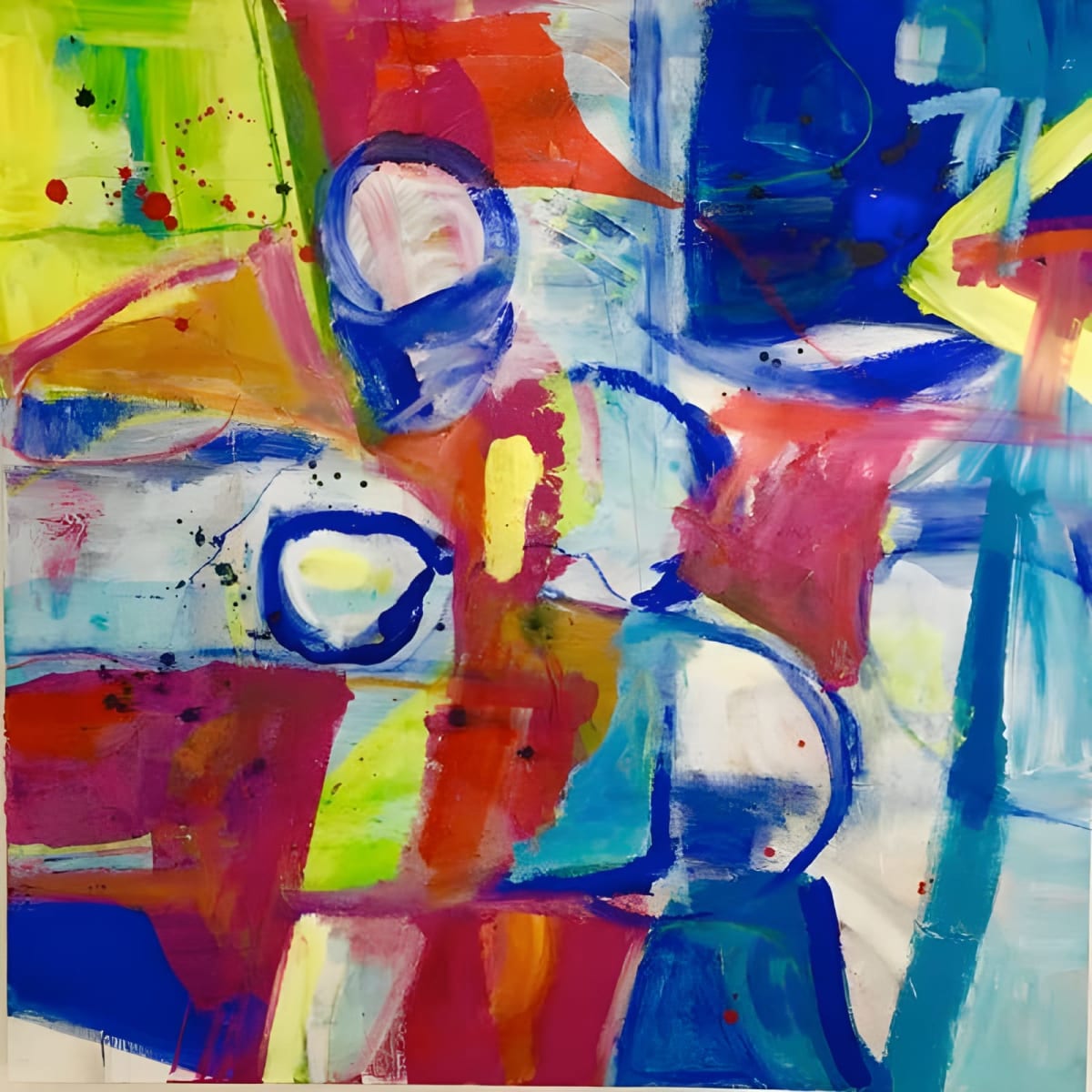 Barcelona by Julia Watson — Acrylic on canvas.