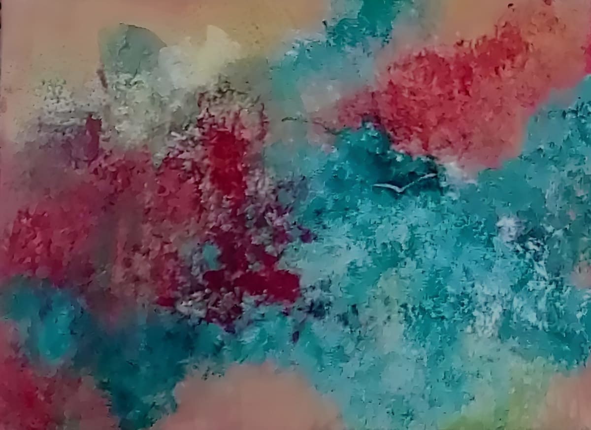 Acrylic and mixed media painting by Wendy J Allen