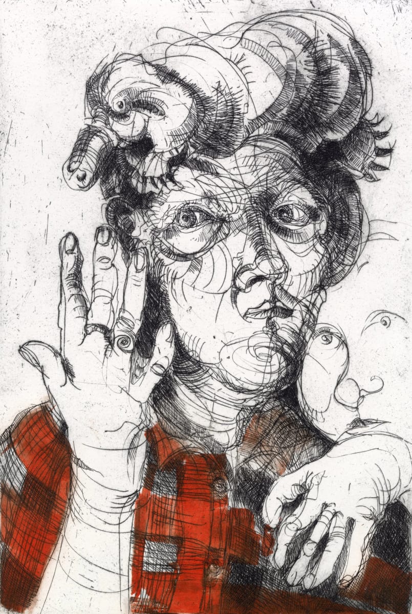I Am Platypus by Rachel Collier-Wilson - Etching