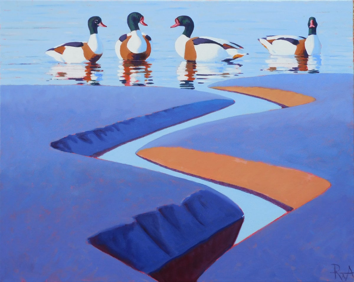 The Suitors, Shelducks by Richard Allen