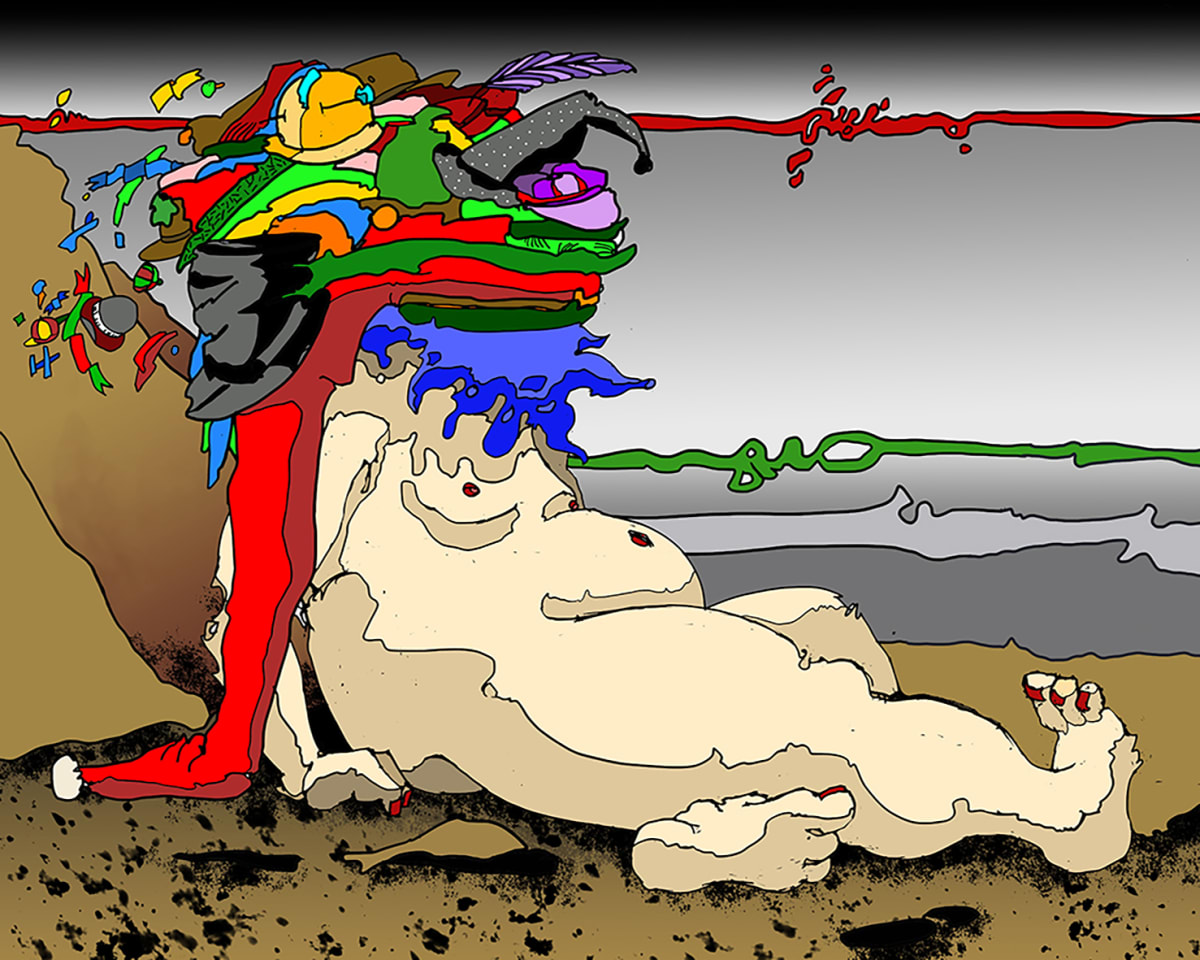 Digital drawing by Simon Marshall