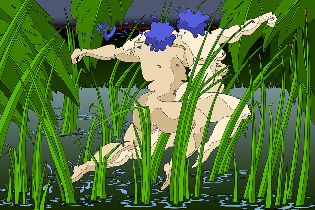 Digital drawing by Simon Marshall