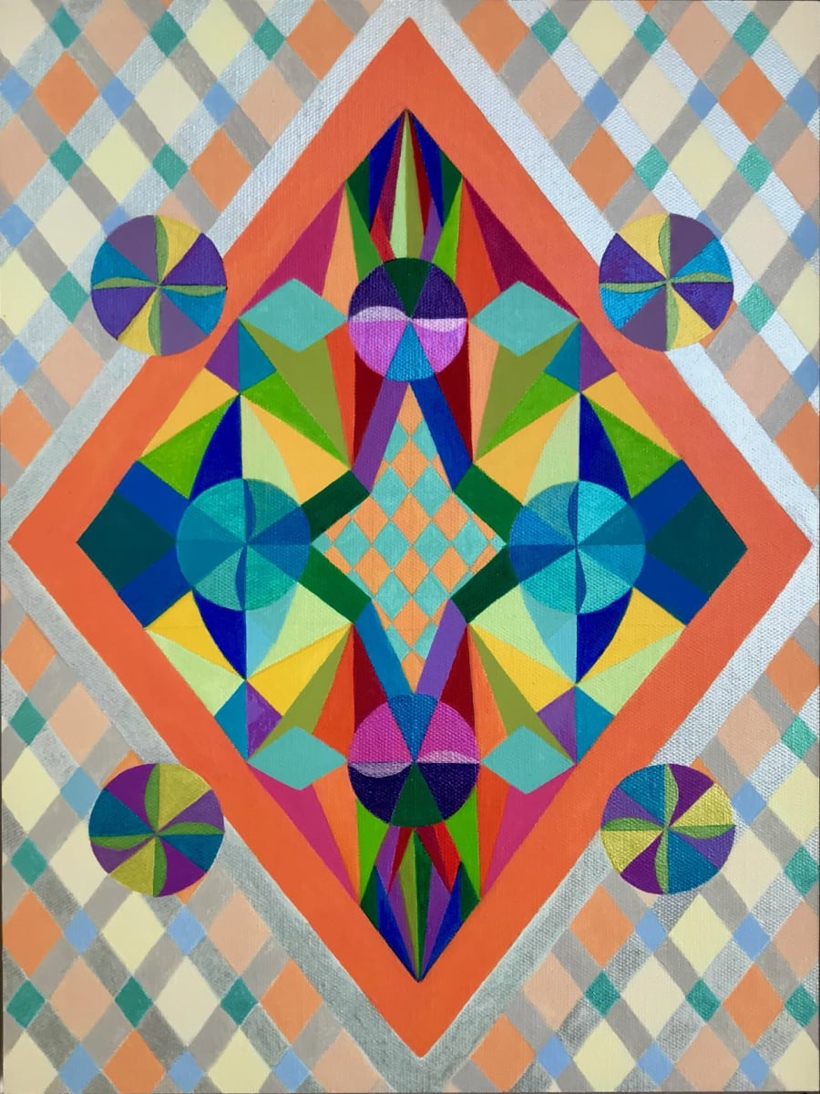 Endlessness by Sue Nicholas - Acrylic on bonded watercolour paper