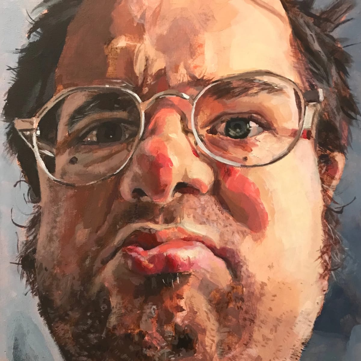 Chebi by Victoria Sills - Acrylic on cradled panel