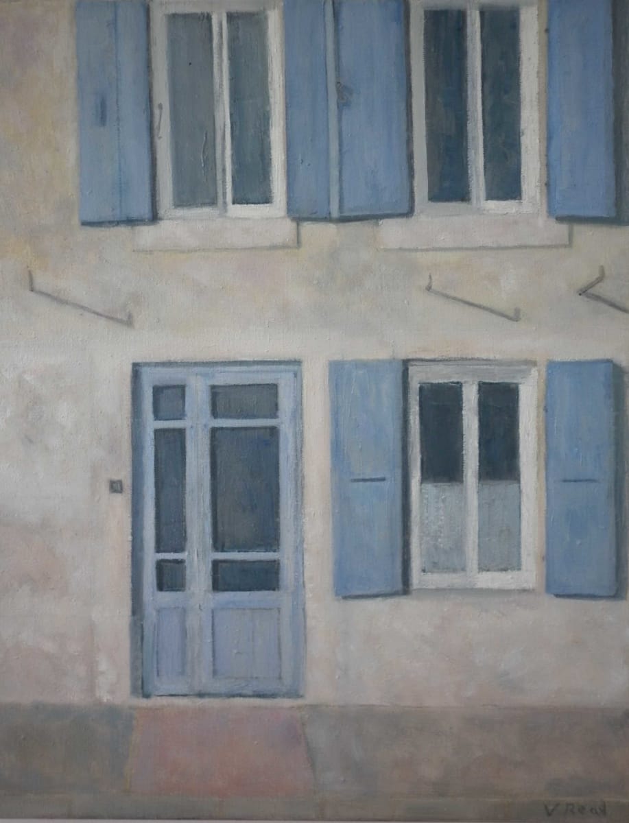 House in La Redorte by Vrinda Read - Oil on canvas