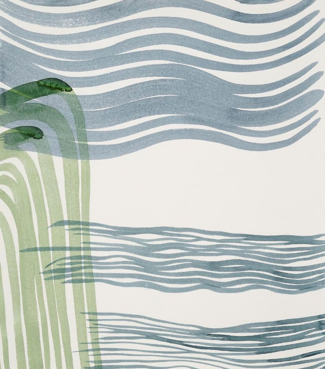 Riverine 1 by Amanda Ansell — watercolour on bamboo paper