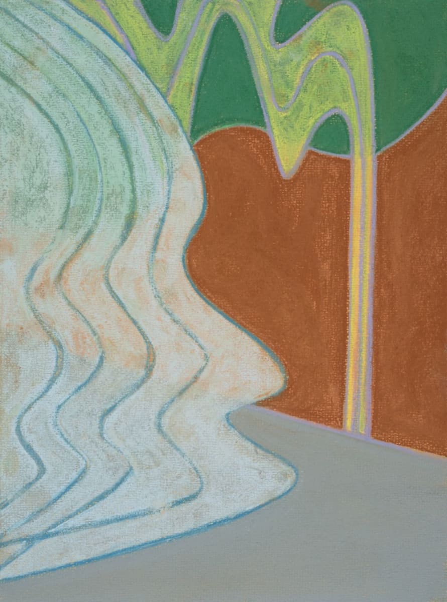 Formation 1 by Amanda Ansell — pastel on paper