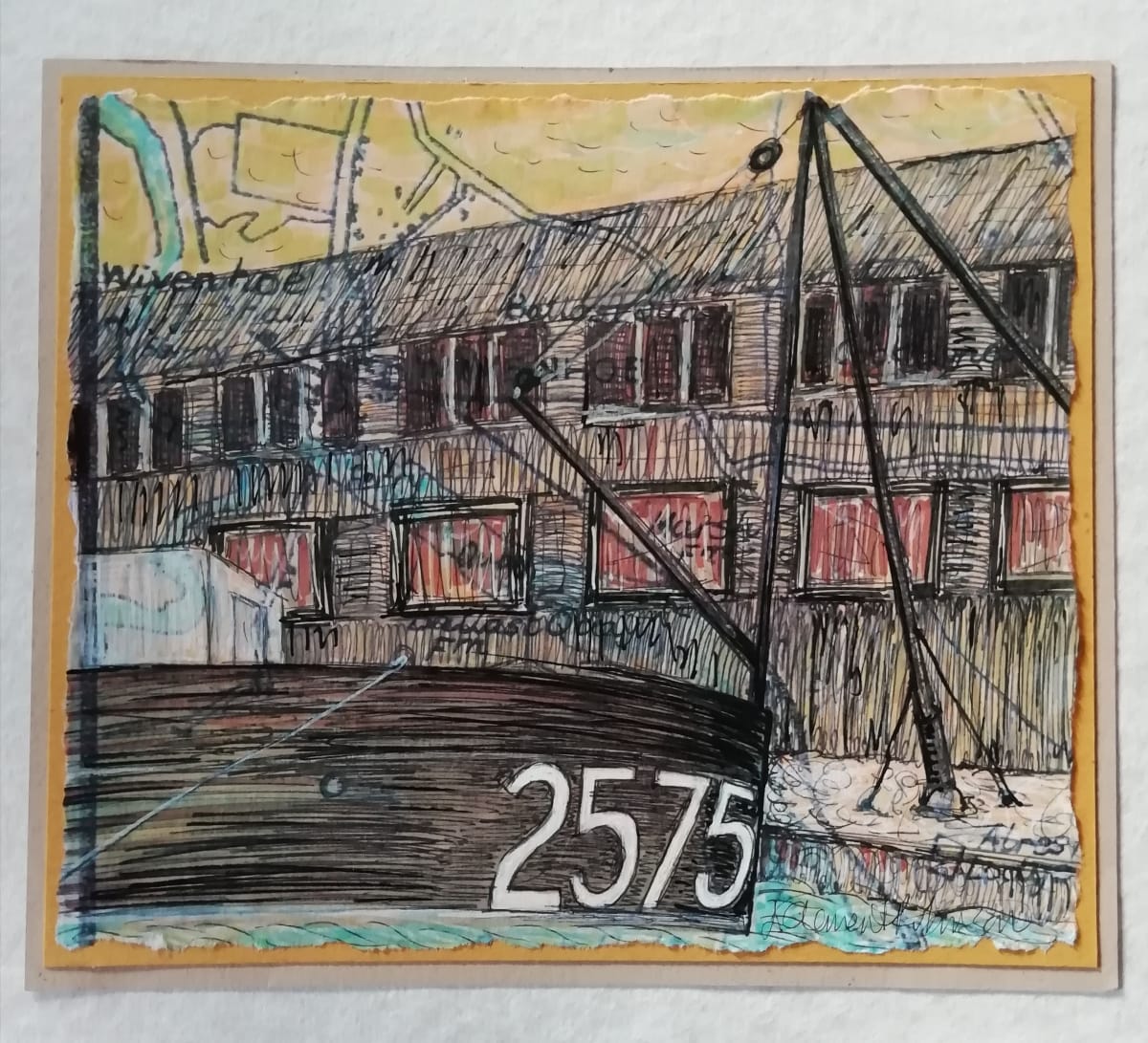 Mixed-media collage by Amanda Clement-Robinson