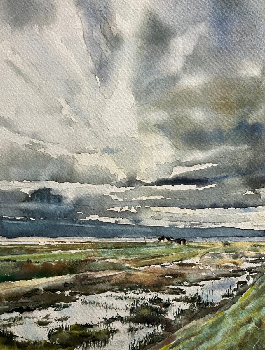 Watercolour painting by Andrew K Clarke