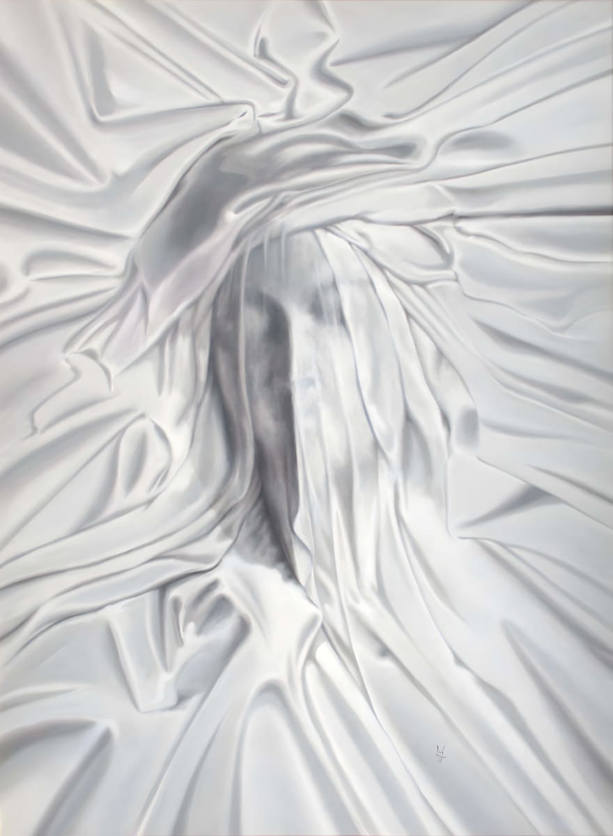 The fine art of surfacing by Borin Van Loon, oil on board.