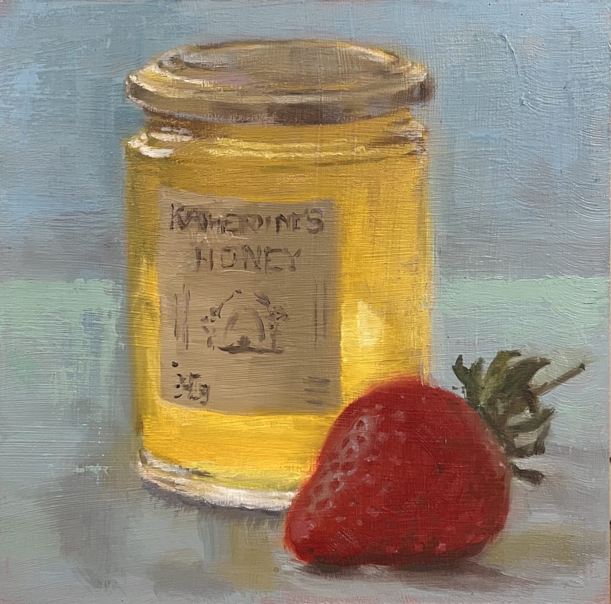 Oil painting by Charlotte Bedingfeld