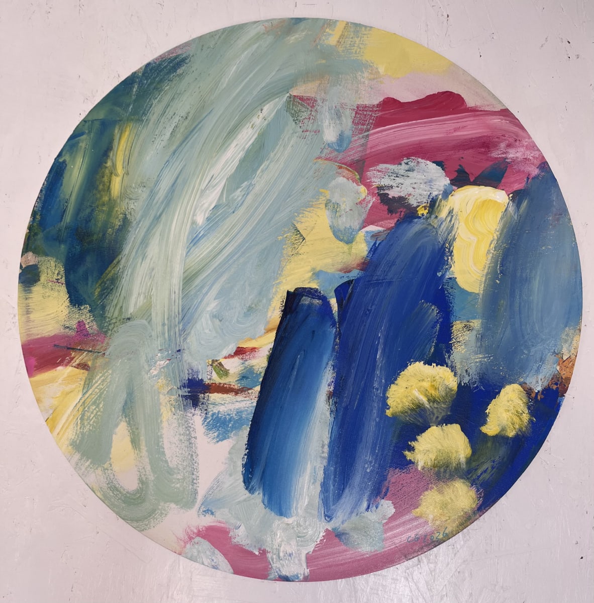 Clear, clear unspringing by Chrissie Gutsell - Acrylic on canvas