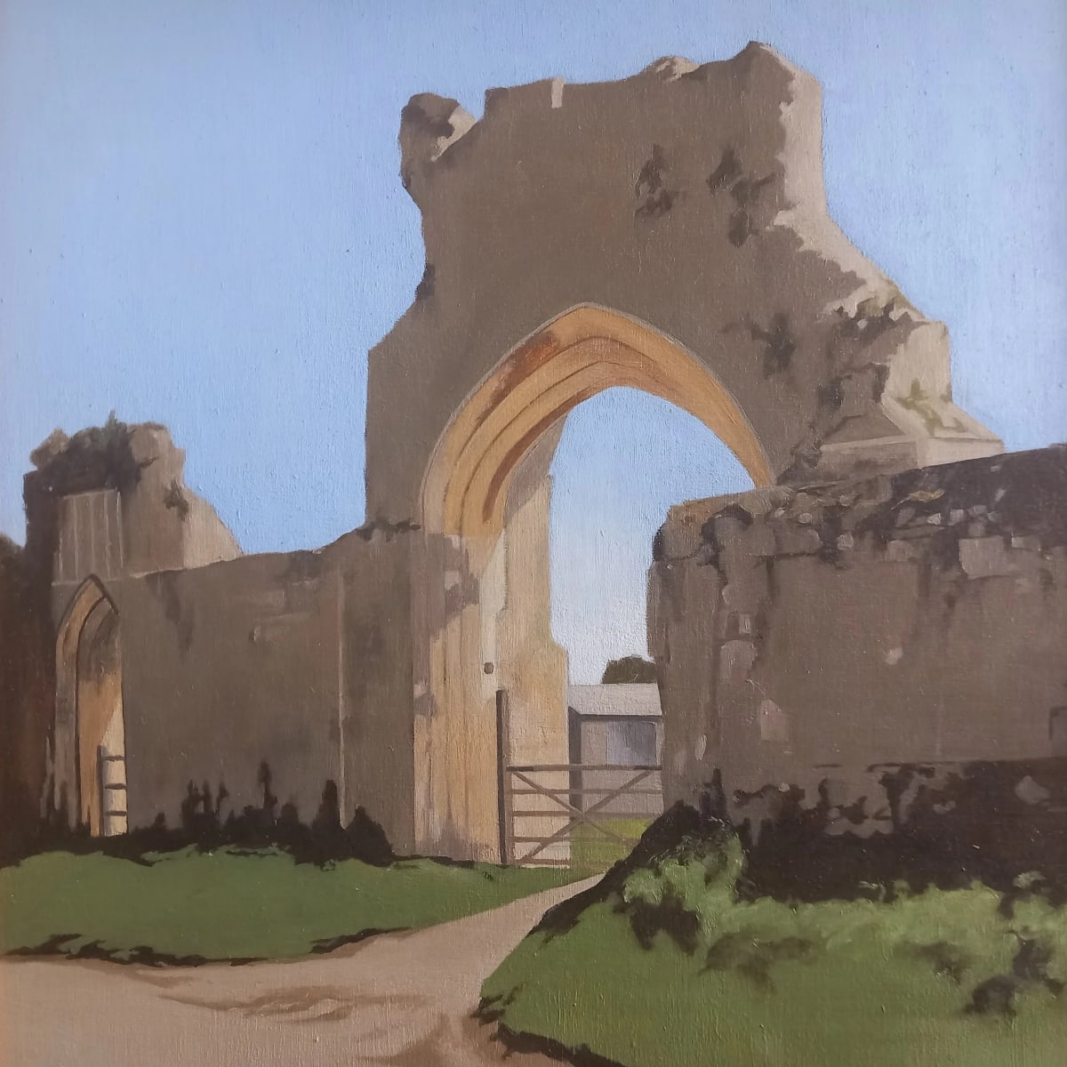 Greyfriars Priory, Dunwich by Christian Figg - Painting