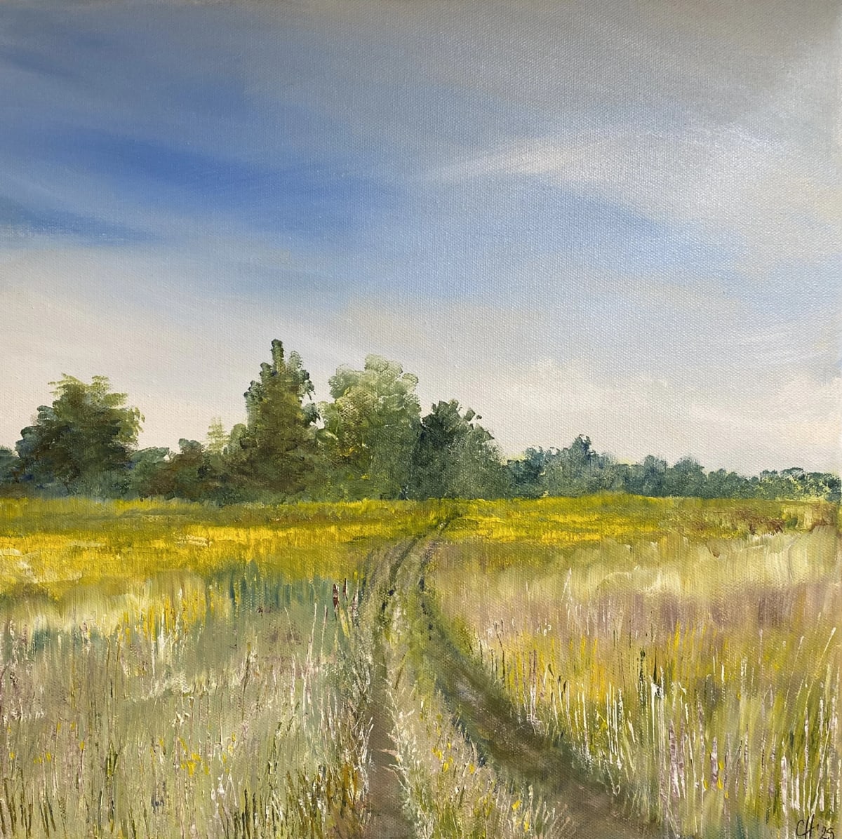 Painting by Claire Heaton
