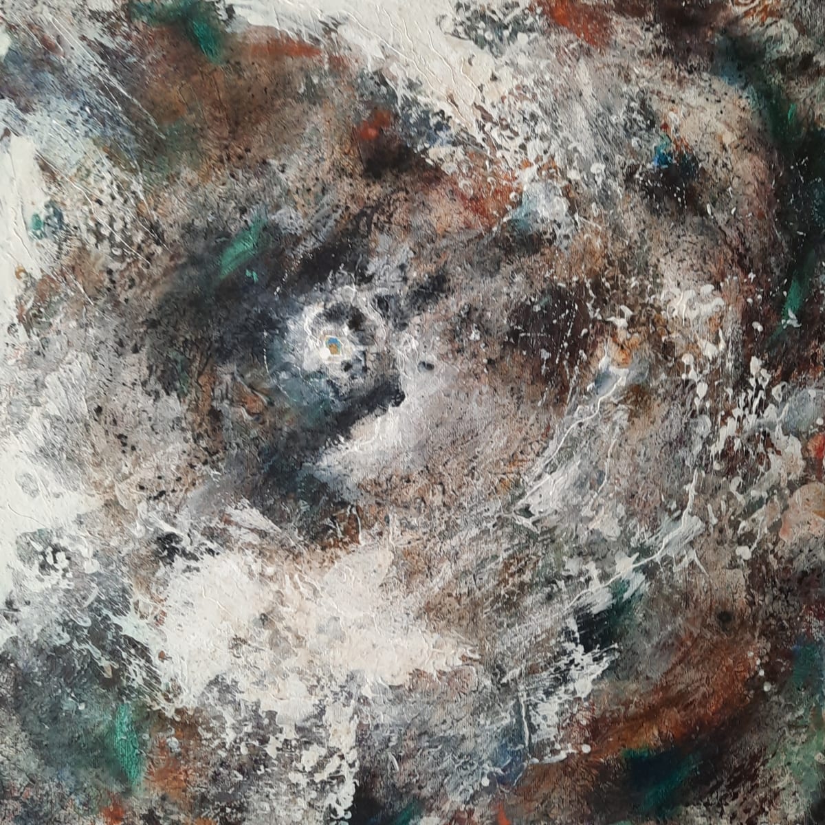 Invitation to Irrelevance by Daphne McCartney-Williams - Mixed media on canvas